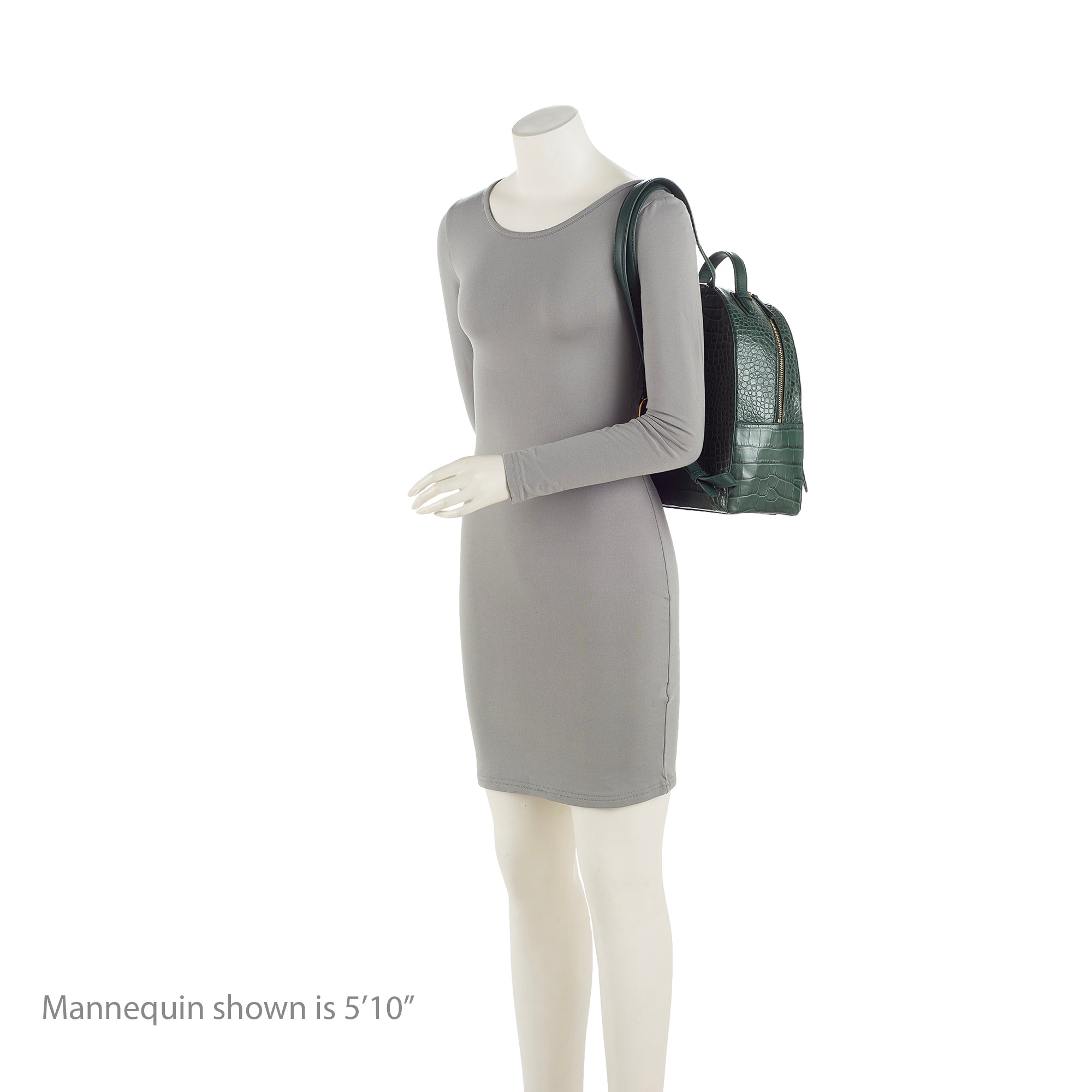 Tory Burch Croc Embossed Leather Mini Backpack (SHF-23657)