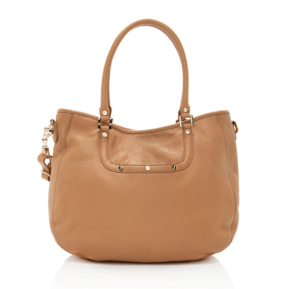 Tory Burch Leather Amanda Classic Hobo (SHF-19424)