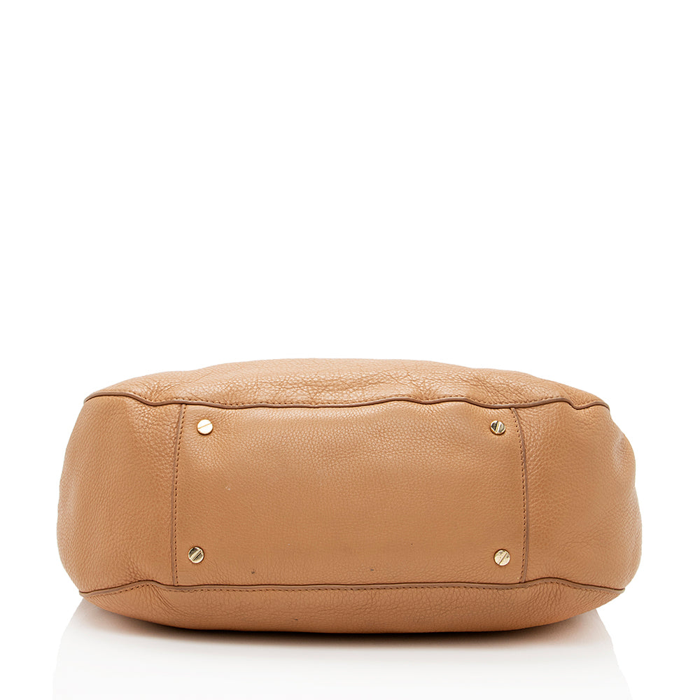 Tory Burch Leather Amanda Classic Hobo (SHF-19424)