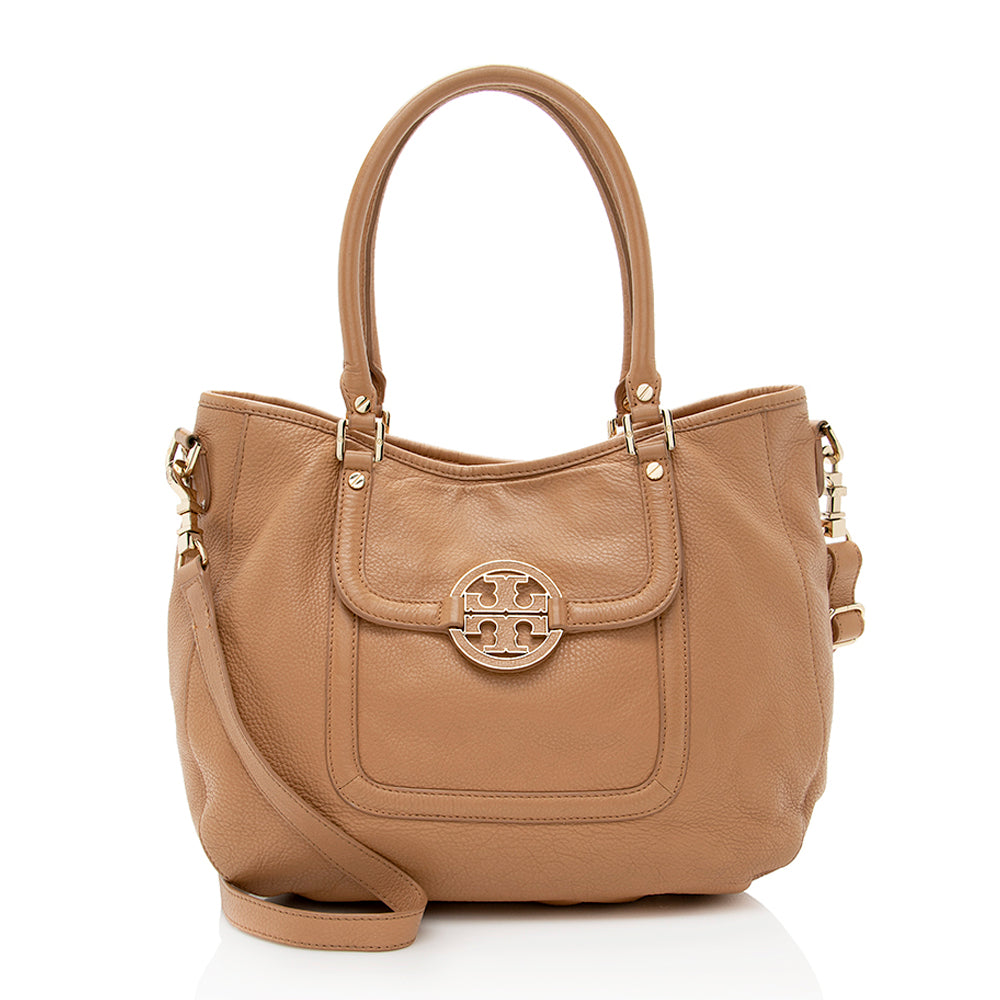 Tory Burch Leather Amanda Classic Hobo (SHF-19424)