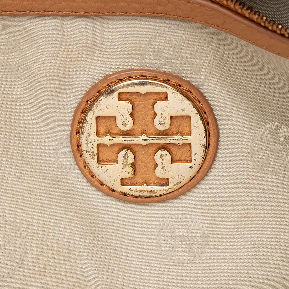 Tory Burch Leather Amanda Classic Hobo (SHF-19424)