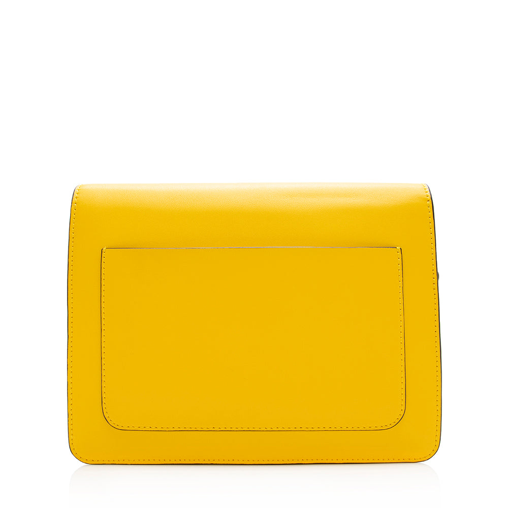 Tory Burch Leather Block-T Box Crossbody Bag (SHF-20864)