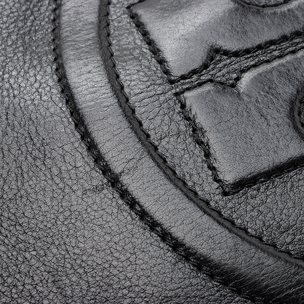 Tory Burch Leather Bombe Tote (SHF-20378)