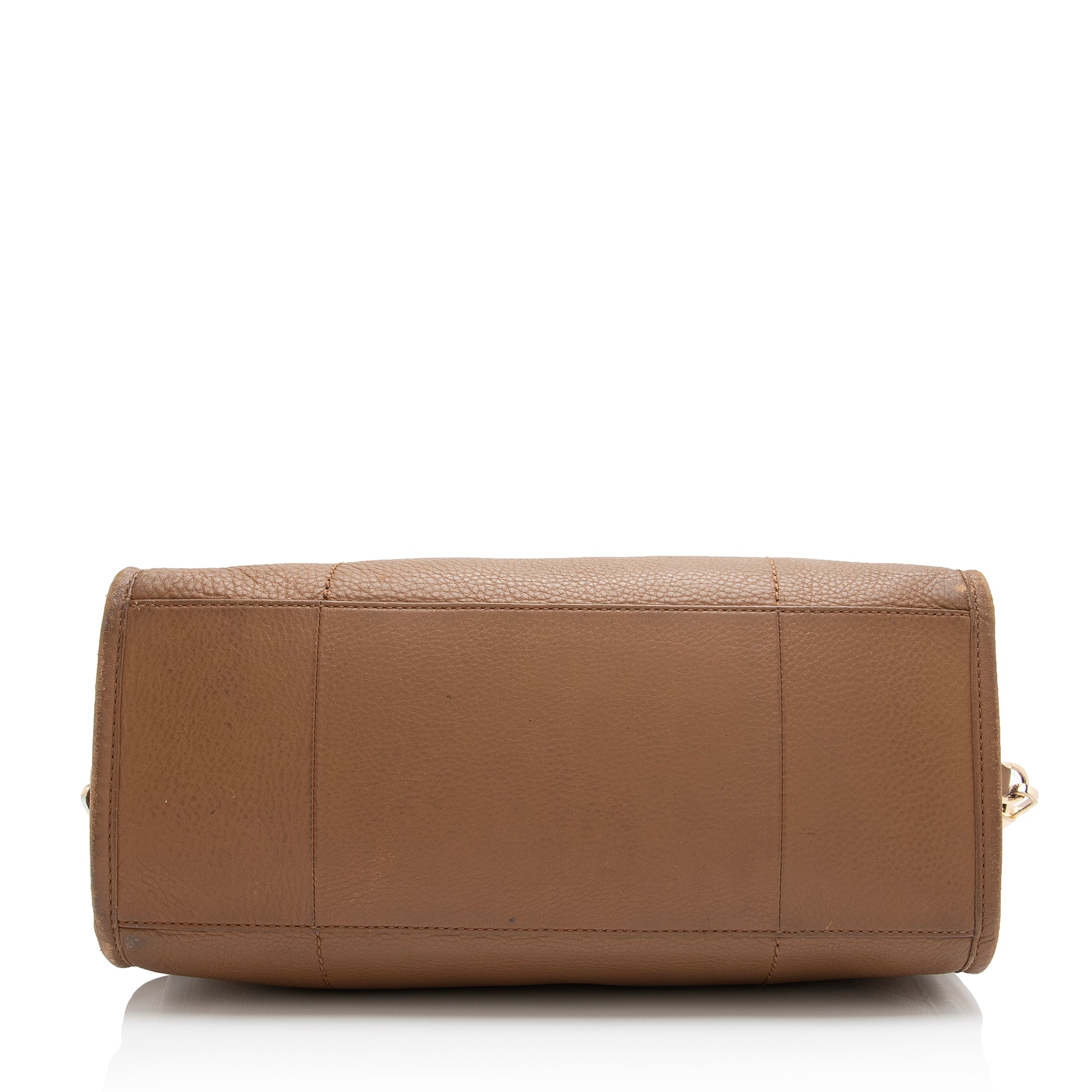 Tory Burch Leather Britten Medium Convertible Satchel (SHF-23658)