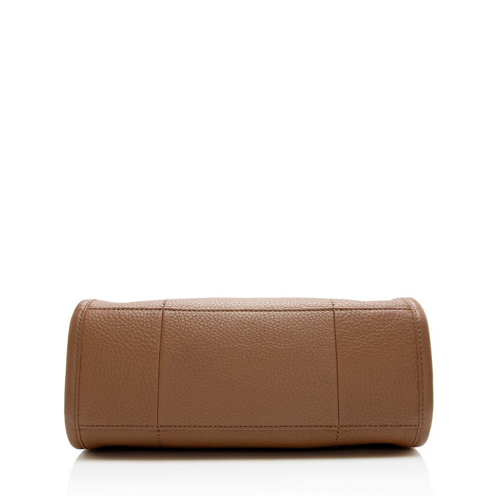 Tory Burch Leather Britten Small Slouchy Tote (SHF-21429)