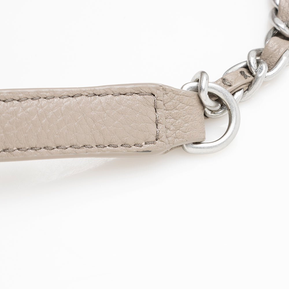 Tory Burch Leather Britten Triple Compartment Tote (SHF-17787)