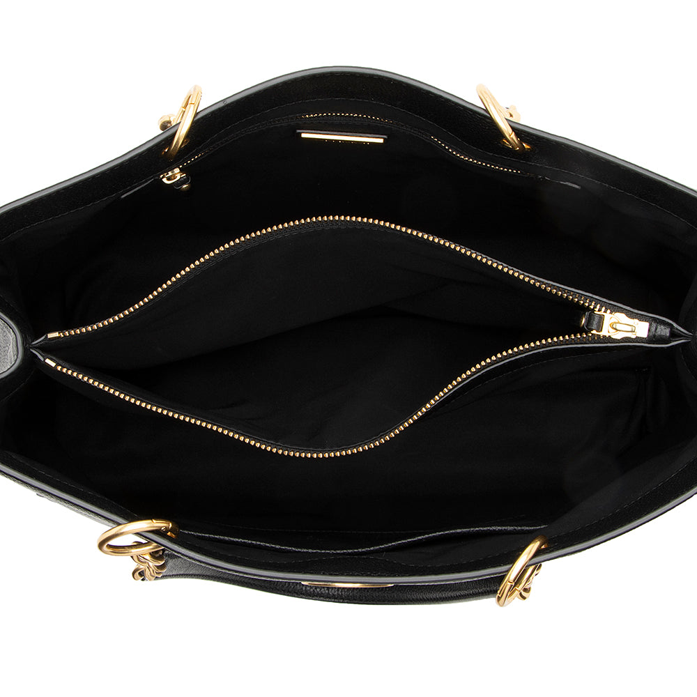 Tory Burch Leather Chain Tote (SHF-18578)