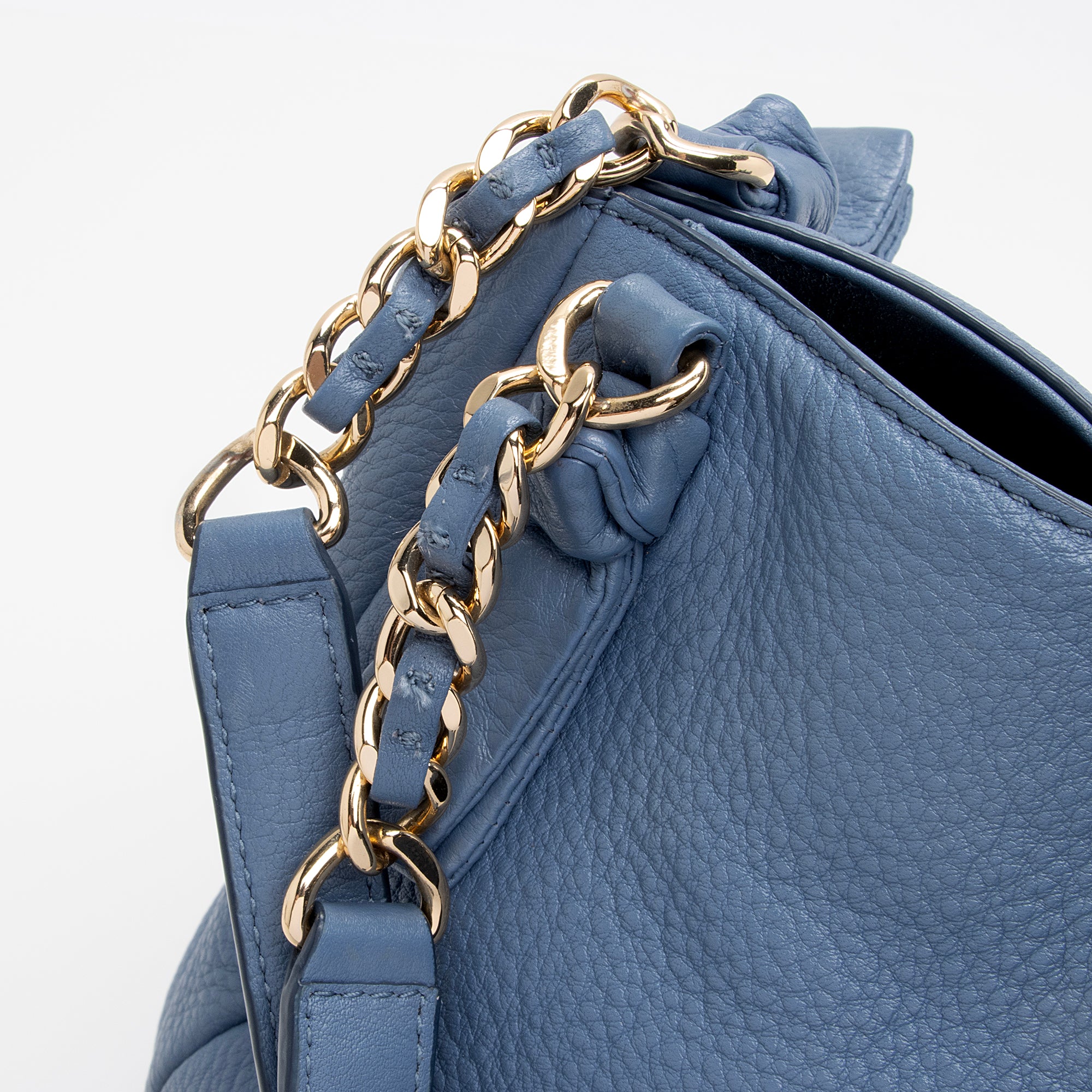 Tory Burch Leather Harper Center Zip Large Tote (SHF-22969)