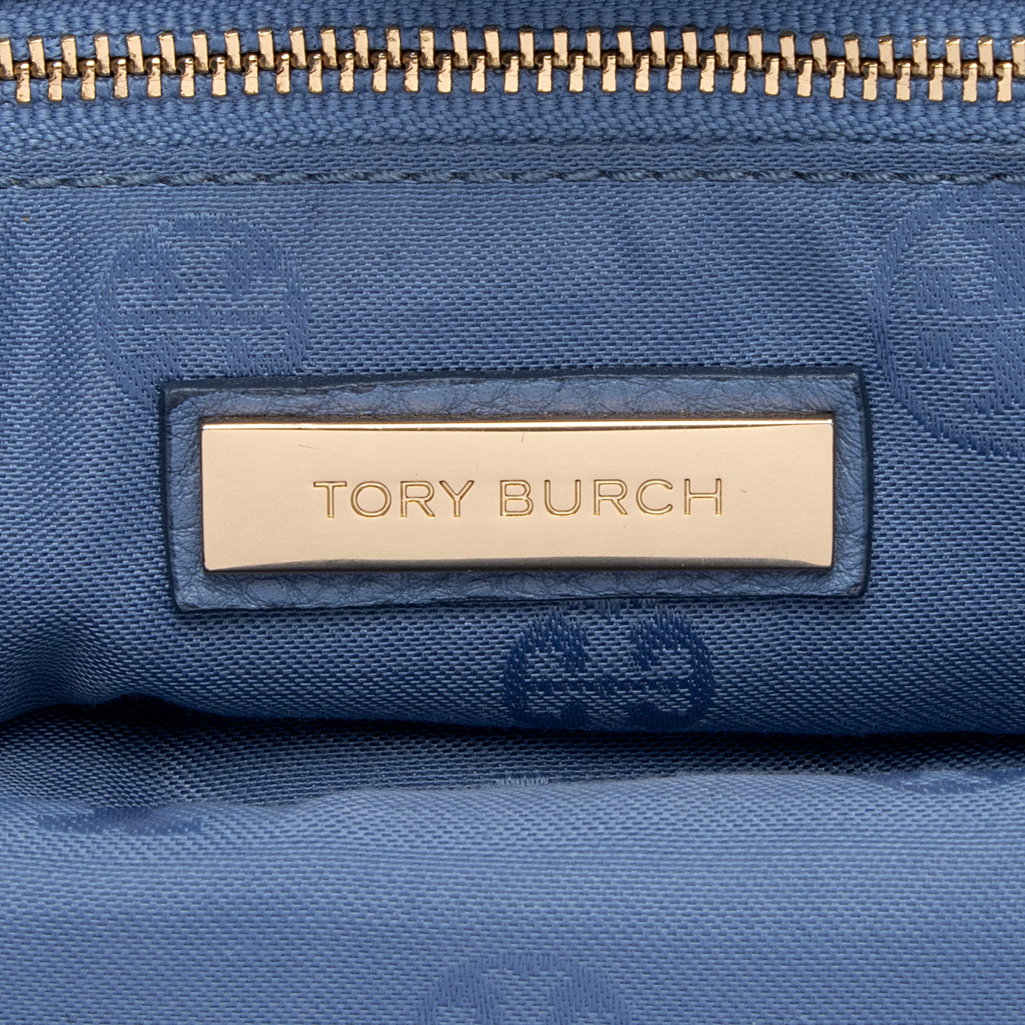 Tory Burch Leather Harper Center Zip Large Tote (SHF-22969)