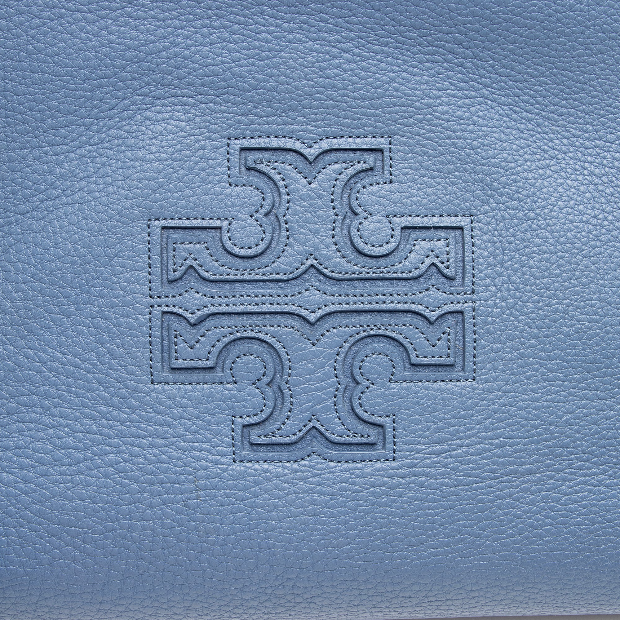 Tory Burch Leather Harper Center Zip Large Tote (SHF-22969)