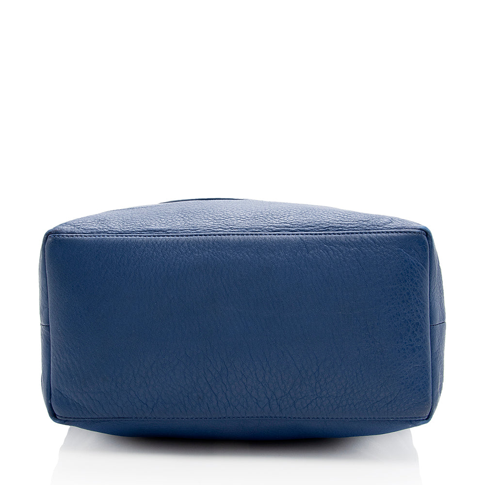 Tory Burch Leather Kipp Hobo - FINAL SALE (SHF-18887)