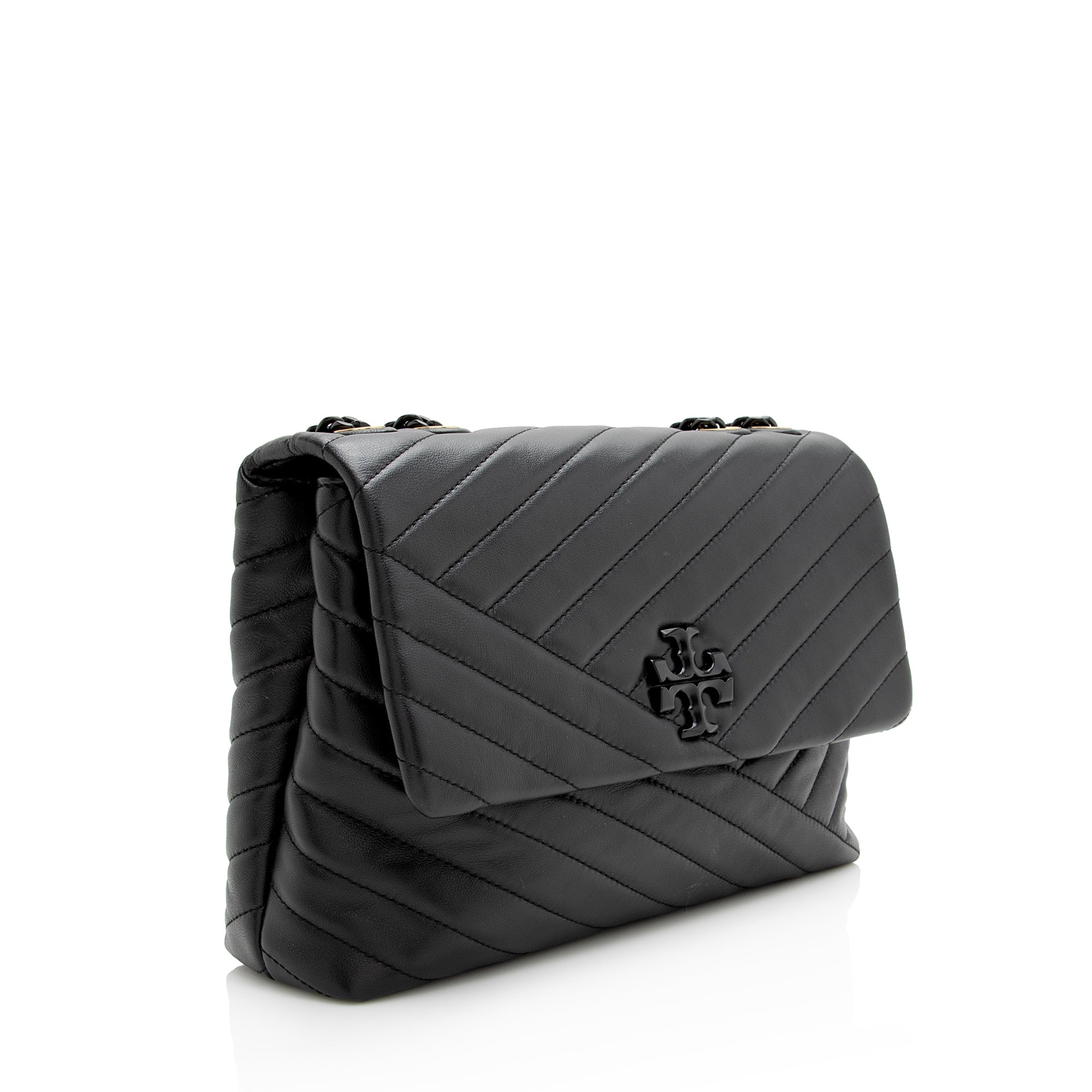 Tory Burch Leather Kira Large Shoulder Bag (SHF-22983)