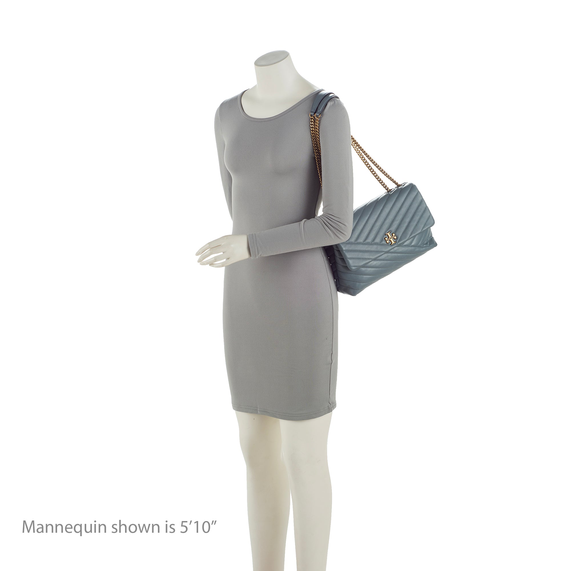 Tory Burch Chevron Leather Kira Large Shoulder Bag (SHF-23116)