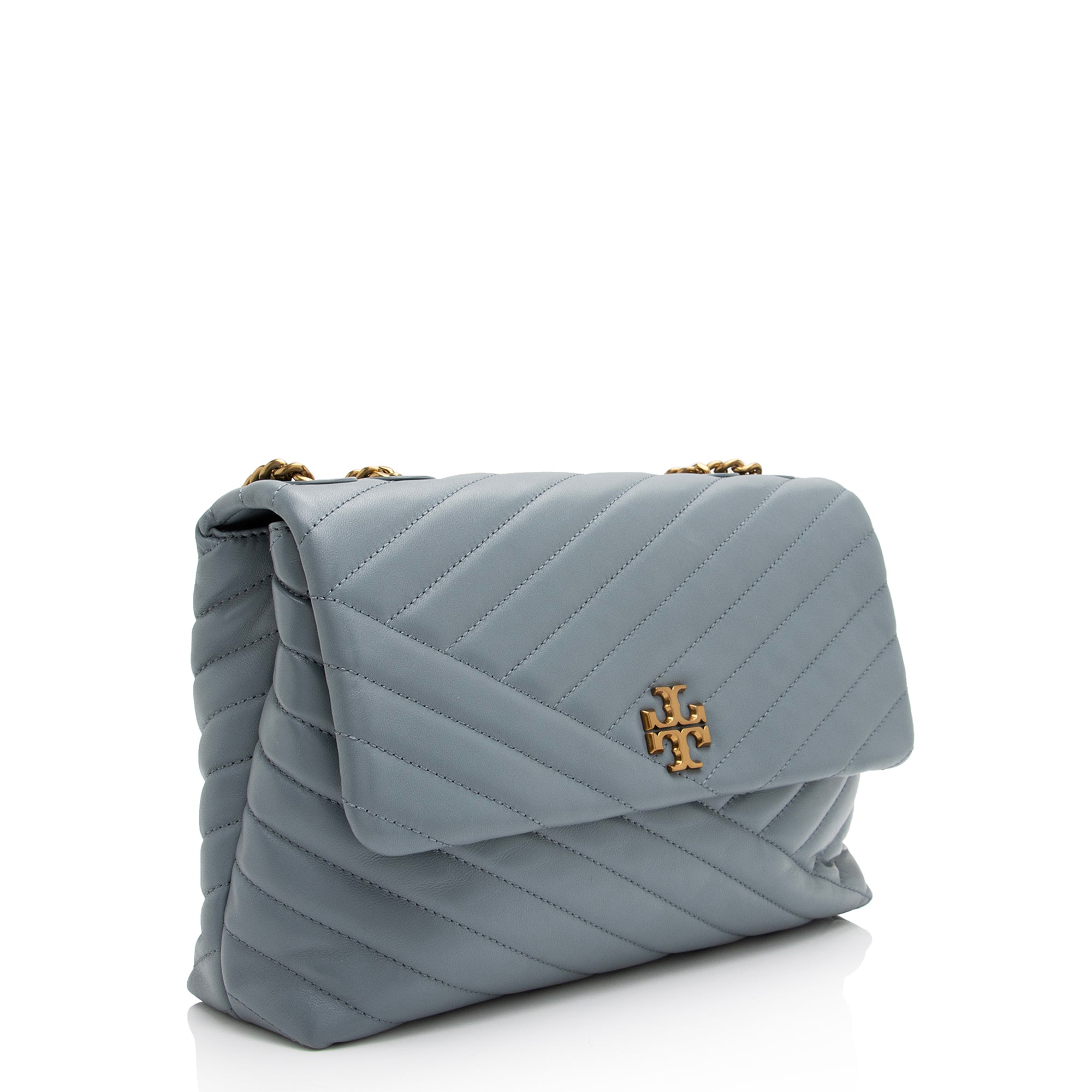 Tory Burch Chevron Leather Kira Large Shoulder Bag (SHF-23116)