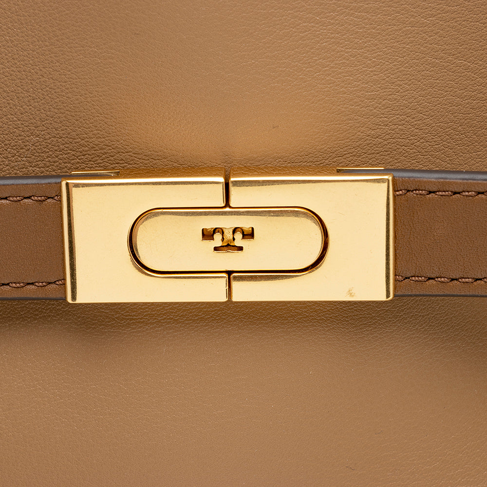 Tory Burch Leather Lee Radziwill Double Tote (SHF-20986)