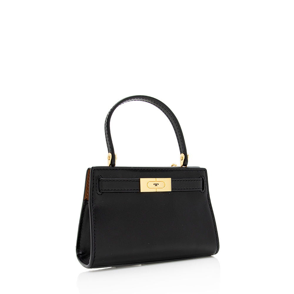 Tory Burch Leather Lee Radziwill Nano Top Handle Satchel (SHF-18575)