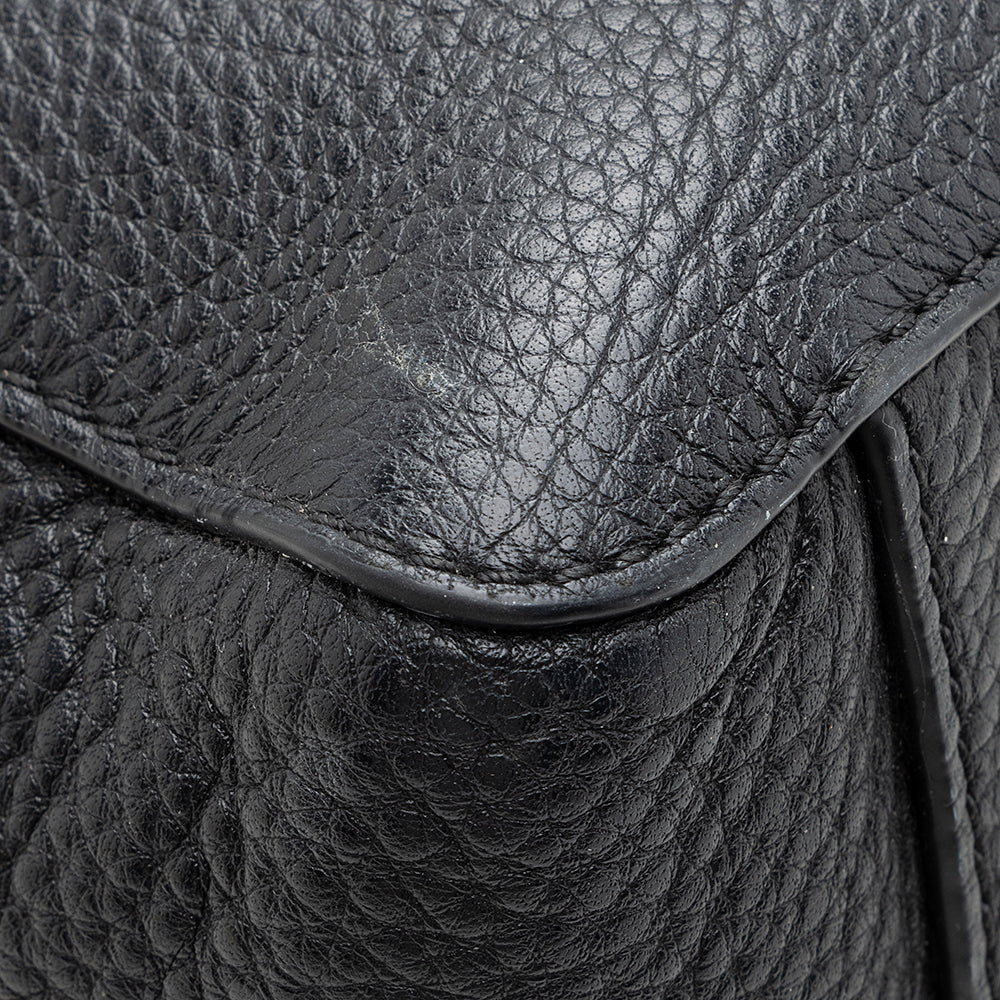 Tory Burch Leather Marion Triple Zip Satchel (SHF-19268)