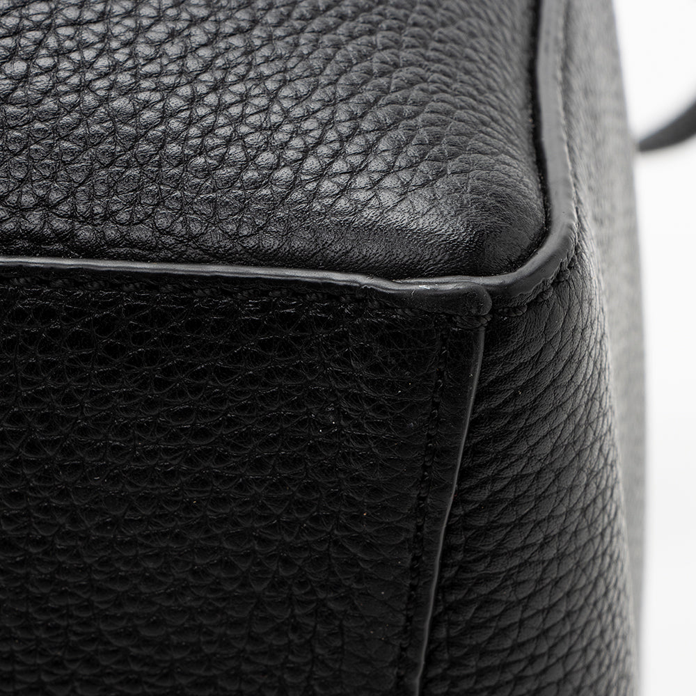 Tory Burch Leather McGraw Carryall Satchel (SHF-17673)