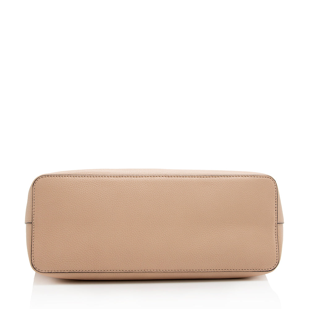 Tory Burch Leather McGraw Tote (SHF-20983)