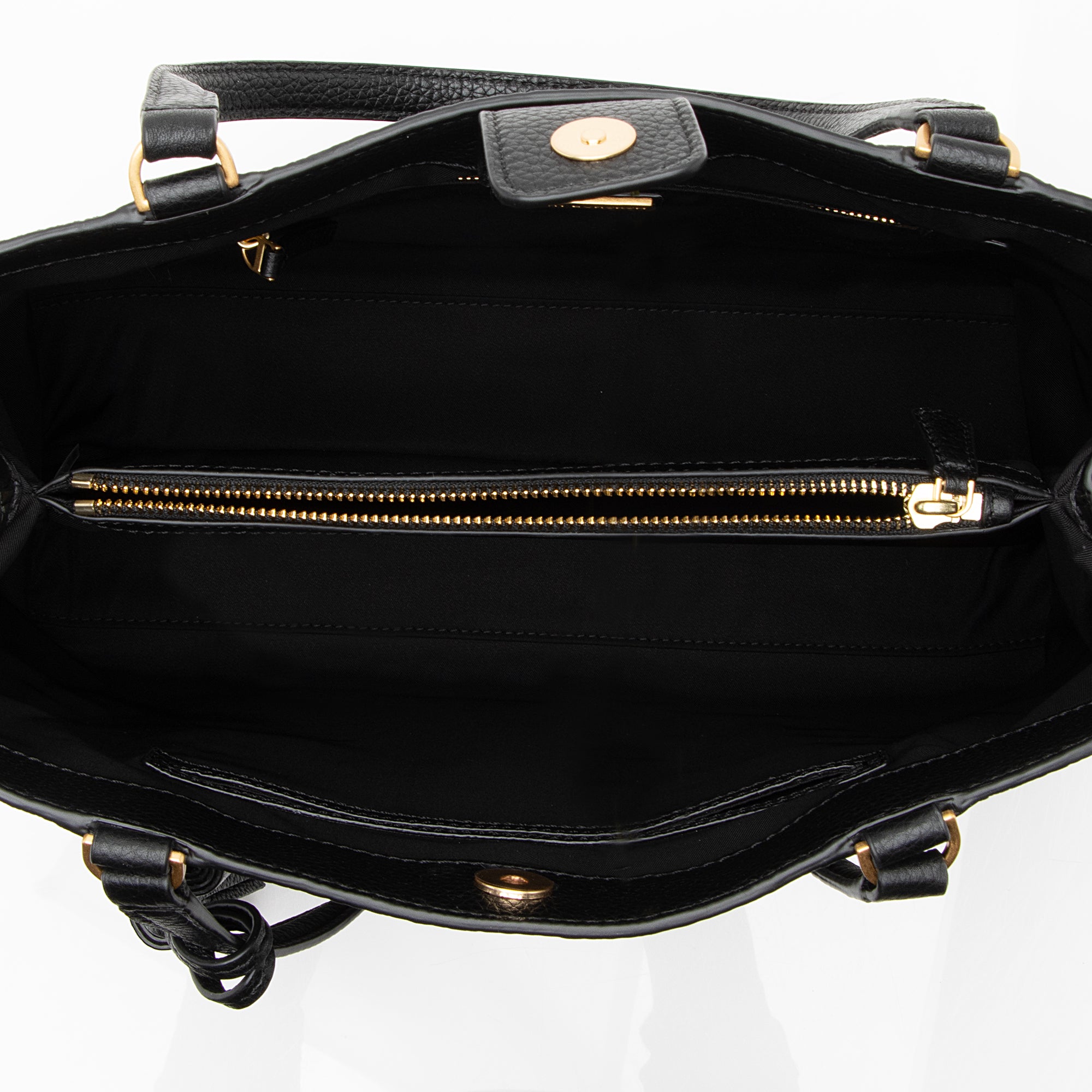Tory Burch Leather McGraw Triple Compartment Tote (SHF-22660)