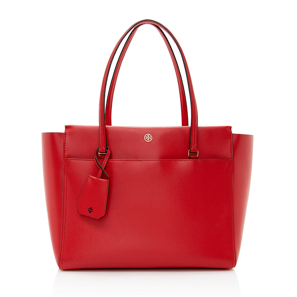 Tory Burch Leather Parker Tote (SHF-19447)
