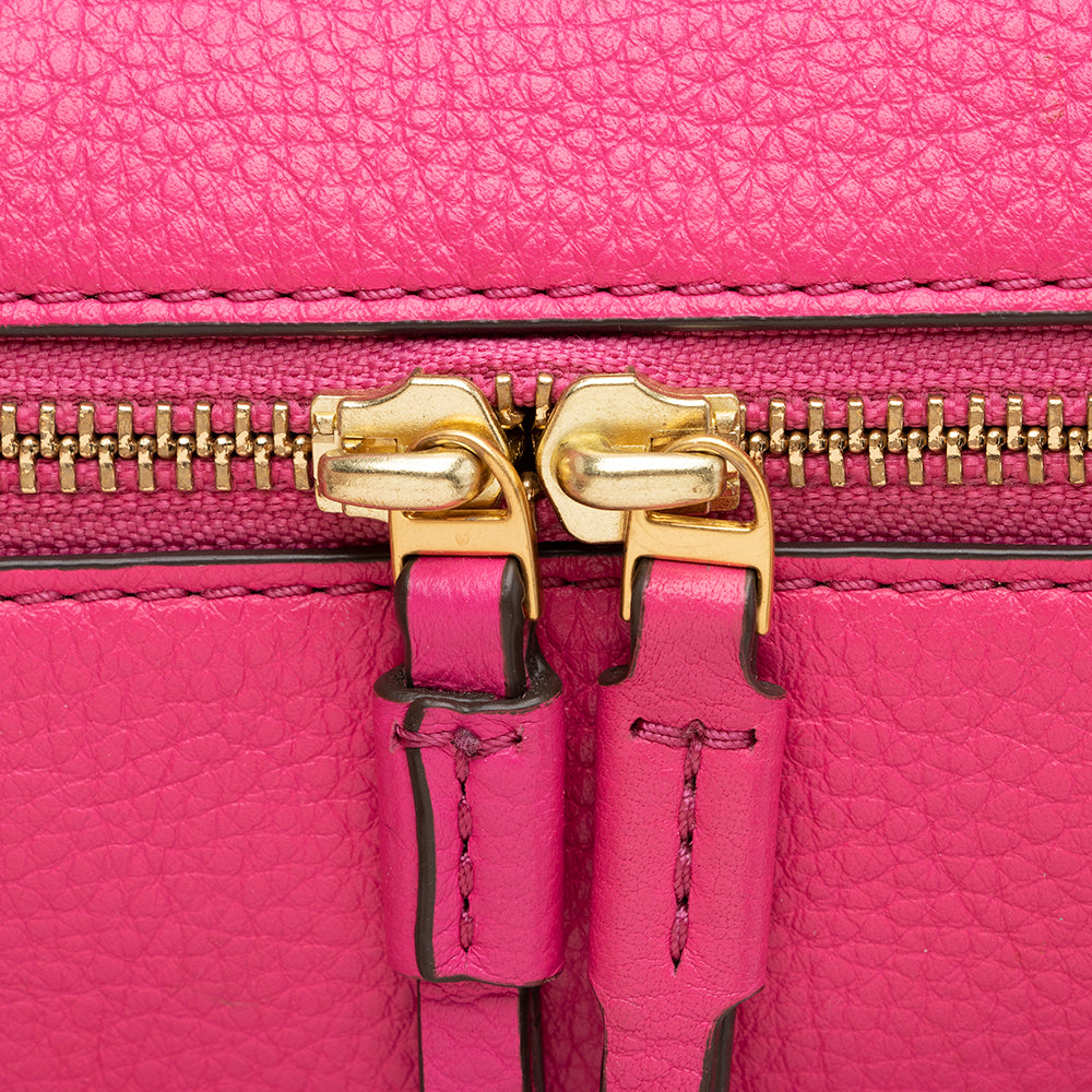 Tory Burch Leather Perry Satchel (SHF-17408)