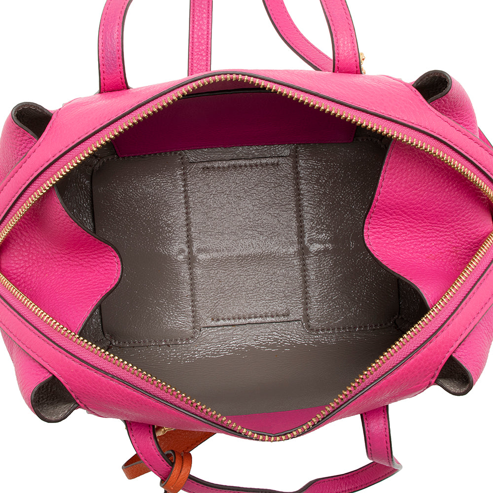 Tory Burch Leather Perry Satchel (SHF-17408)