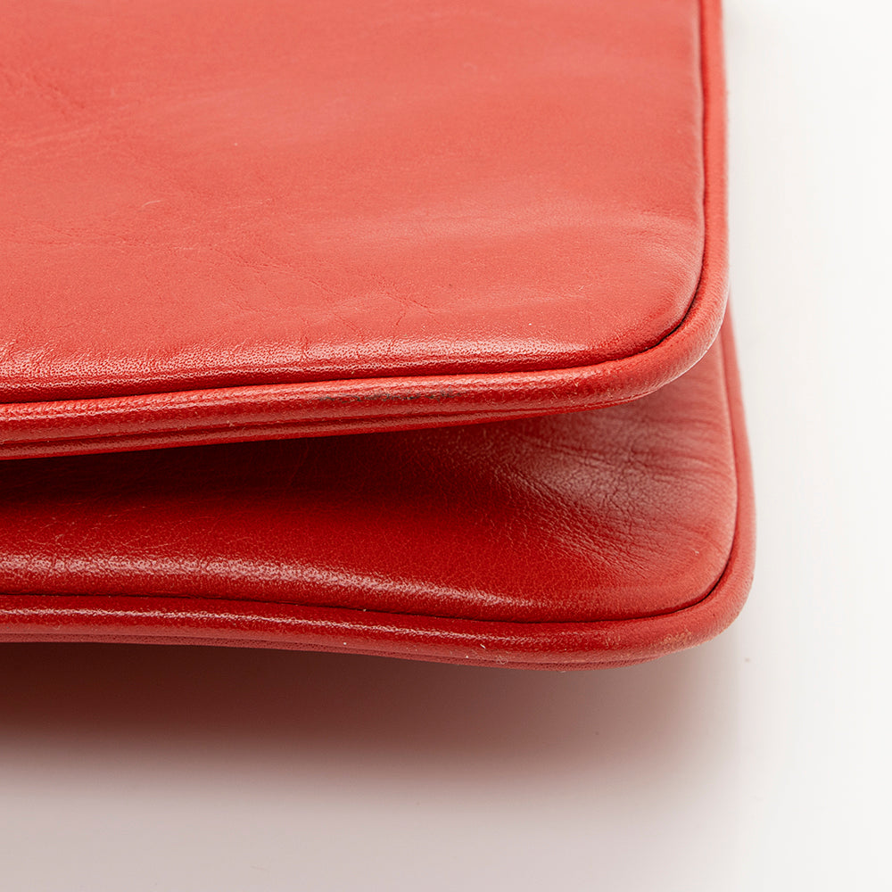 Tory Burch Leather Reva Clutch (SHF-17331)