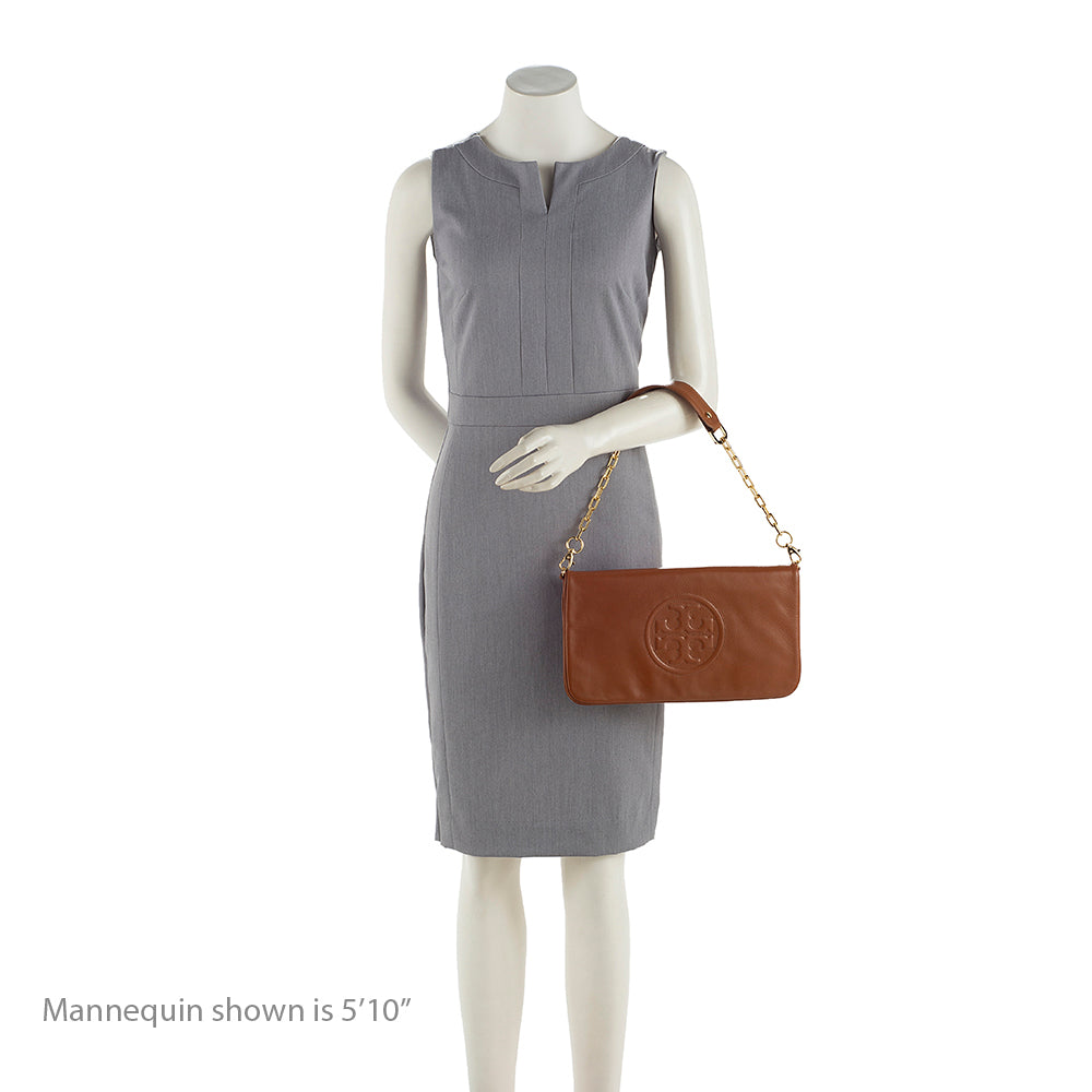 Tory Burch Leather Reva Clutch (SHF-19257)