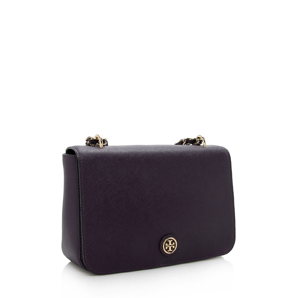 Tory Burch Leather Robinson Convertible Shoulder Bag (SHF-15303)