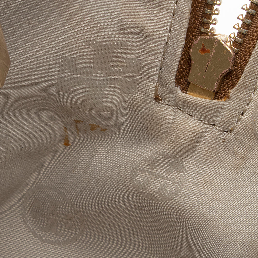 Tory Burch Leather Robinson Middy Satchel - FINAL SALE (SHF-19075)