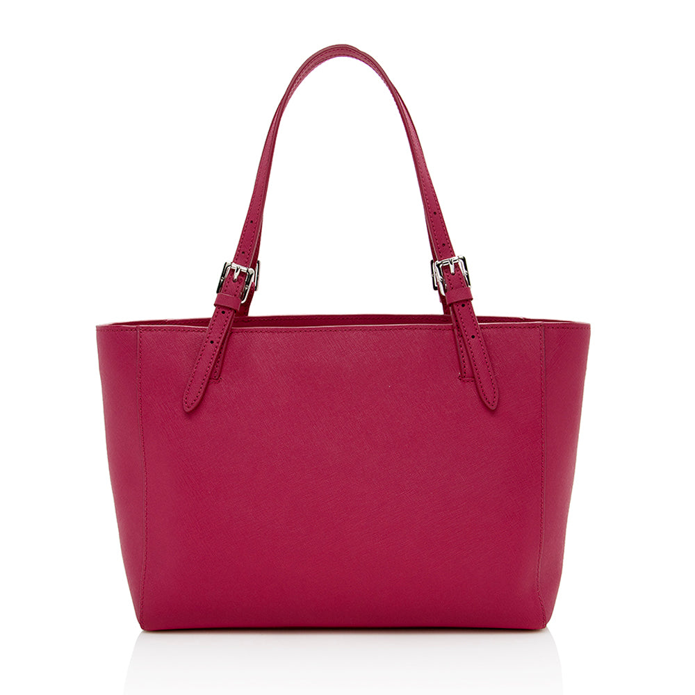 Tory Burch Leather Robinson Tote (SHF-14950)