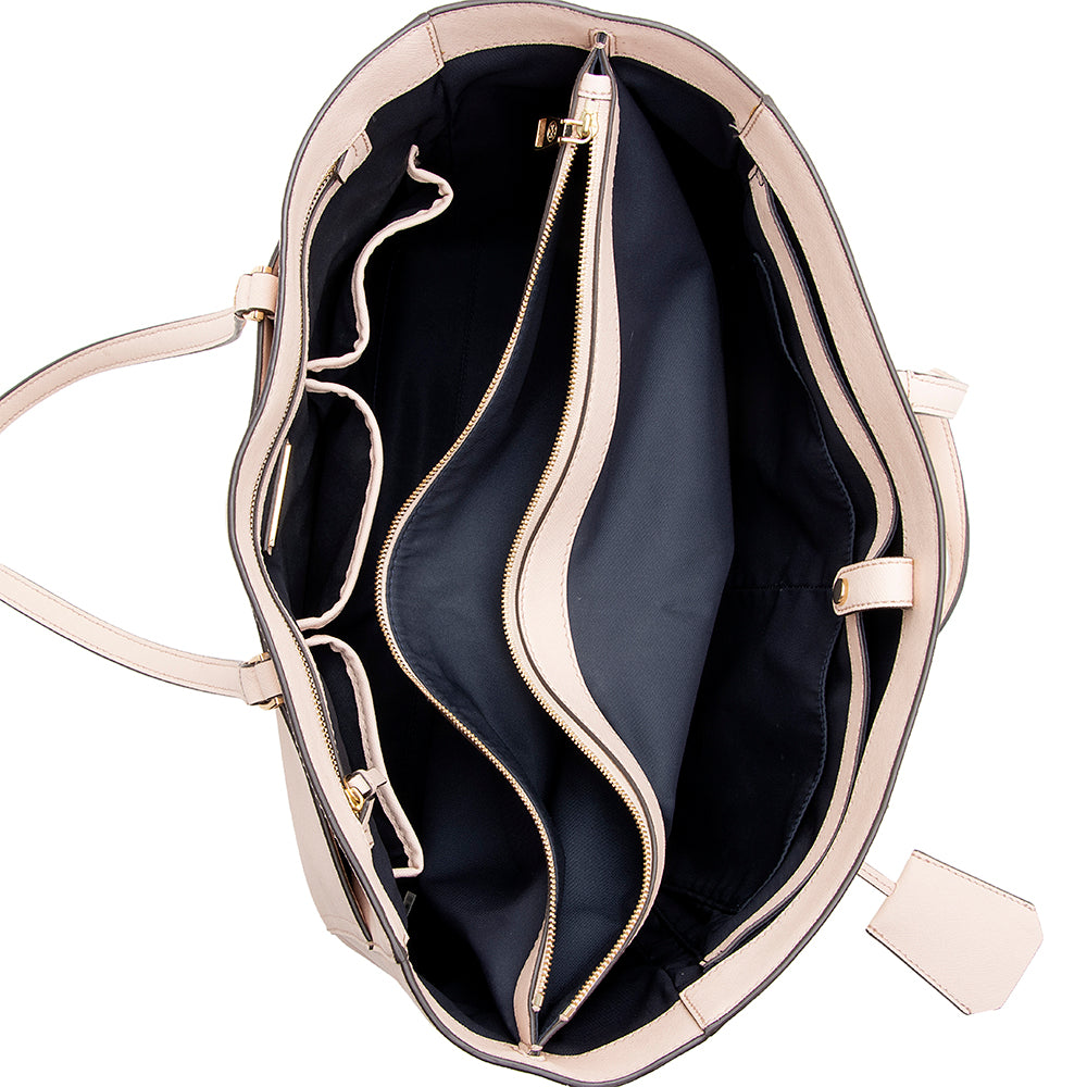 Tory Burch Leather Robinson Tote (SHF-19009)