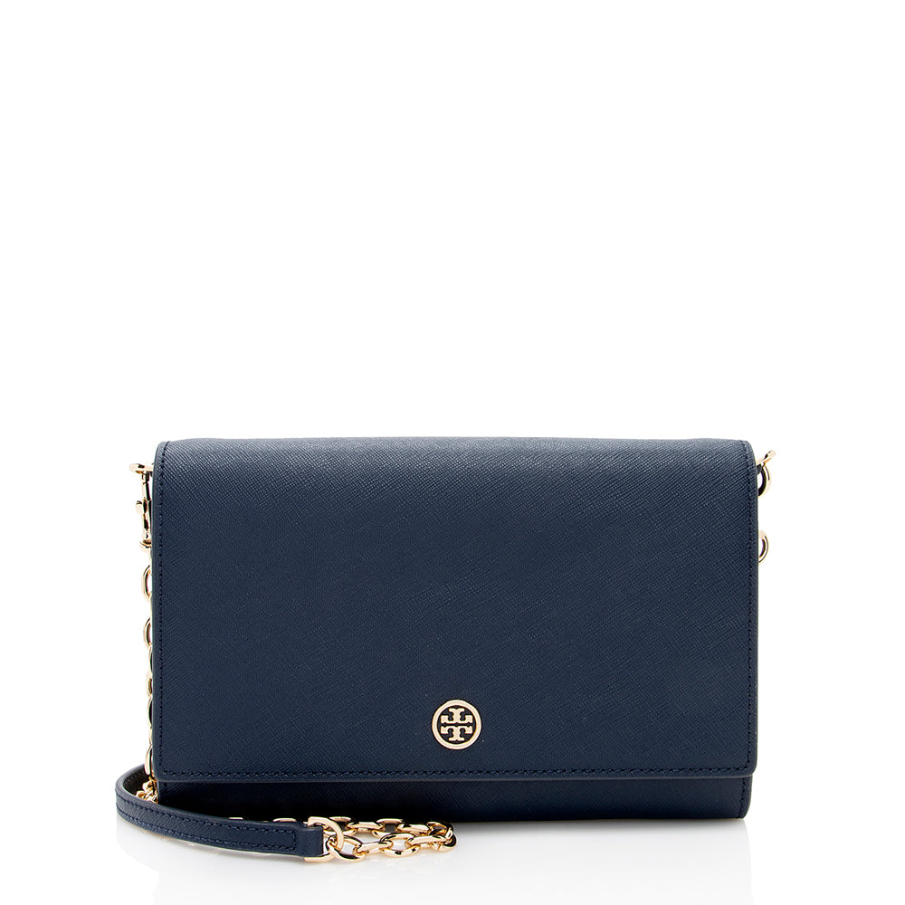 Tory Burch Leather Robinson Wallet on Chain Bag (SHF-18181)