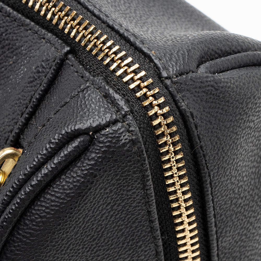 Tory Burch Leather Striped Boston Bag (SHF-19151)