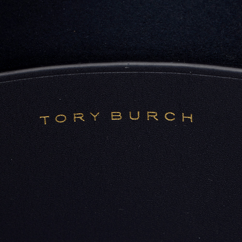 Tory Burch Leather T Monogram Small Bucket Bag (SHF-18648)