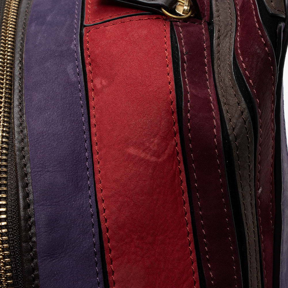 Tory Burch Leather T Patchwork Satchel (SHF-17921)