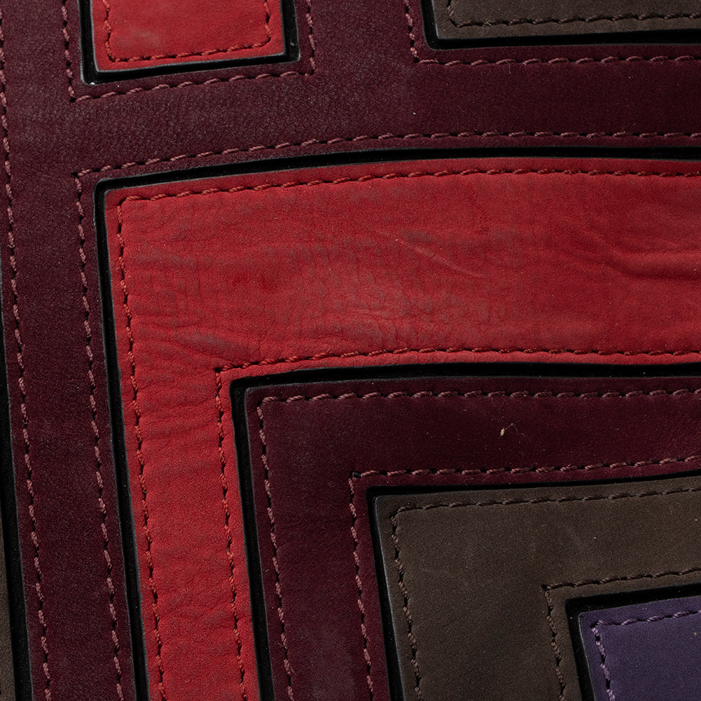 Tory Burch Leather T Patchwork Satchel (SHF-17921)