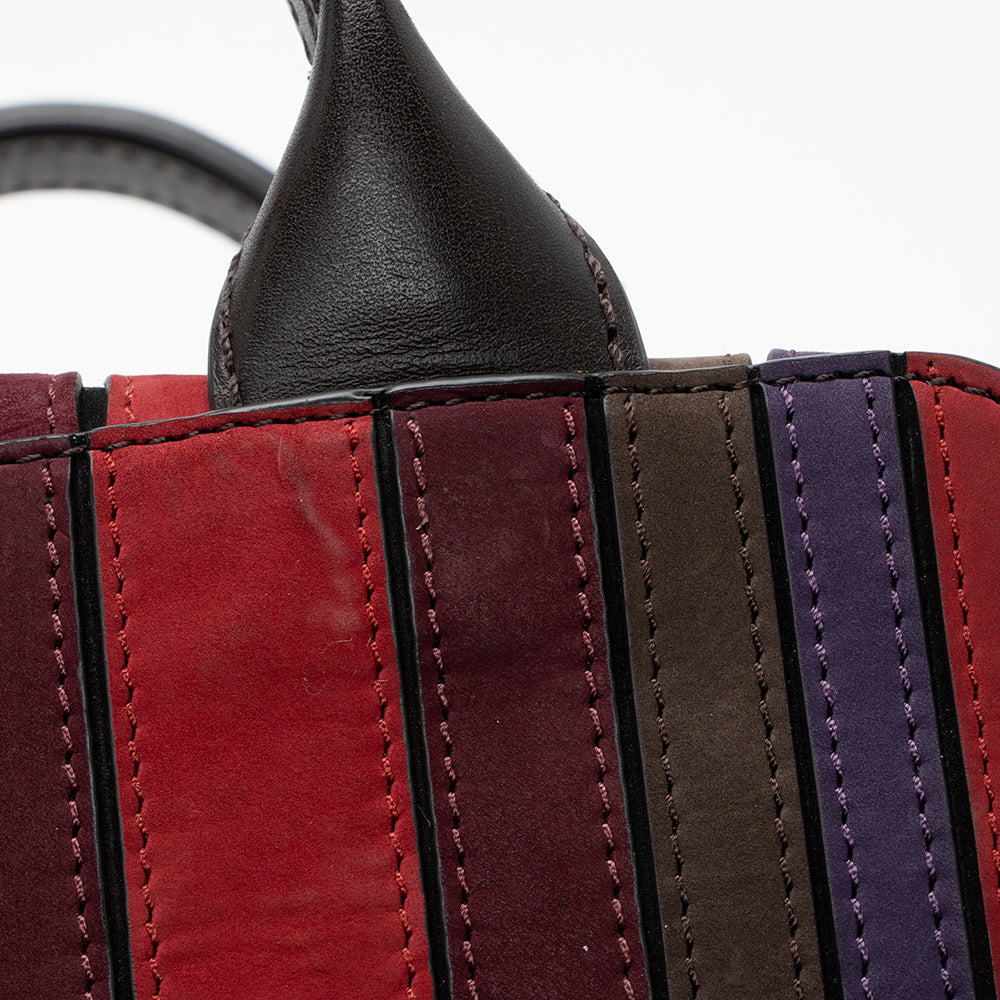 Tory Burch Leather T Patchwork Satchel (SHF-17921)