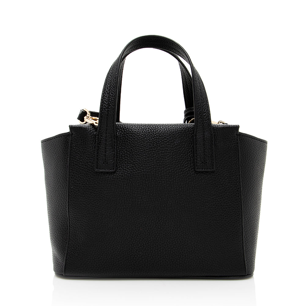 Tory Burch Leather Thea Tassel Mini Tote (SHF-17670)