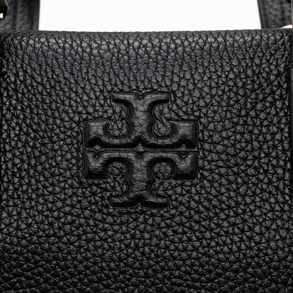 Tory Burch Leather Thea Tassel Mini Tote (SHF-17670)