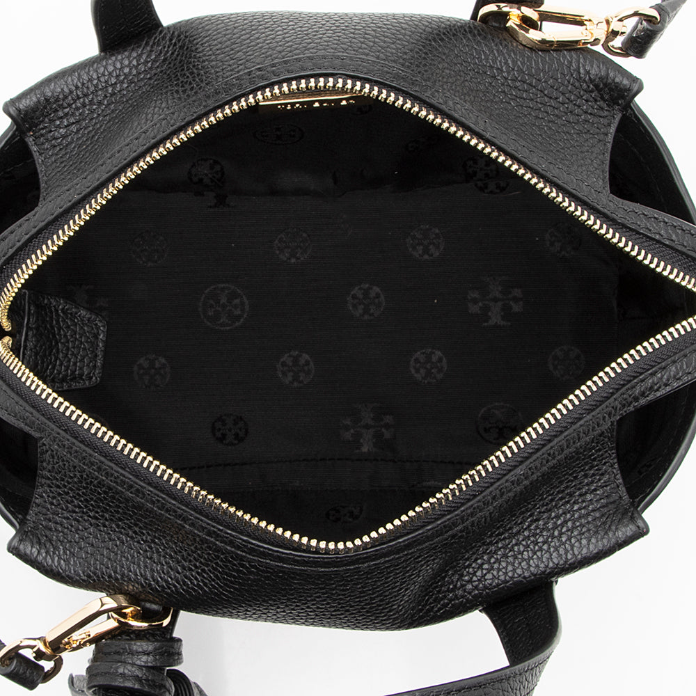 Tory Burch Leather Thea Tassel Mini Tote (SHF-17670)