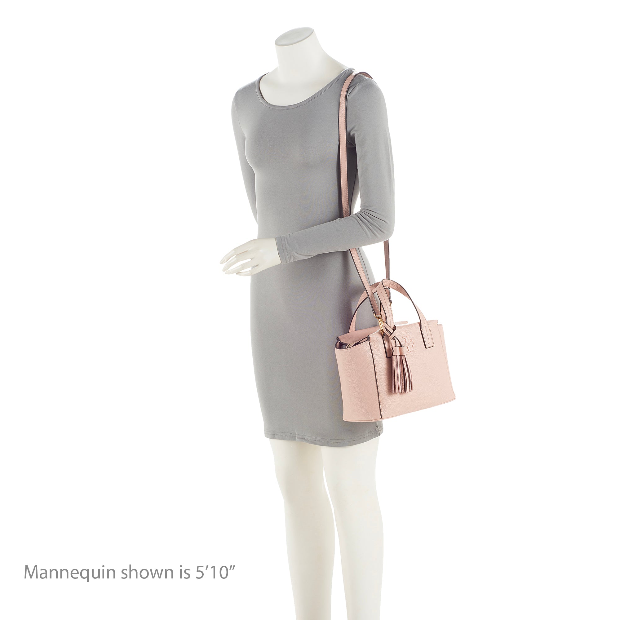 Tory Burch Leather Thea Tassel Mini Tote (SHF-22495)