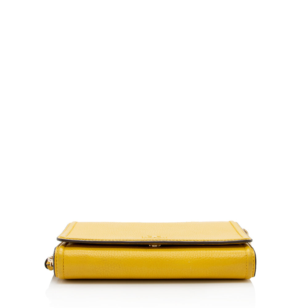 Tory Burch Leather Thea Wallet Crossbody Bag (SHF-18644)