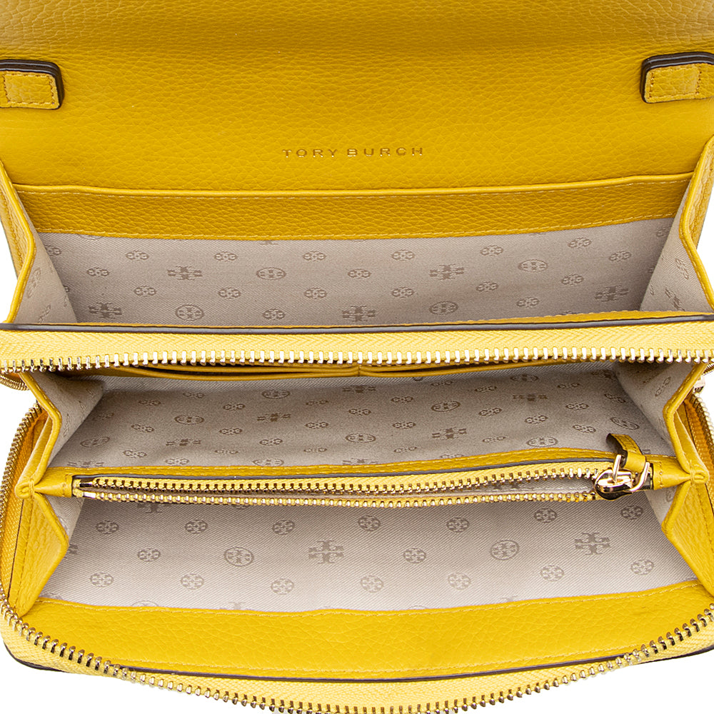 Tory Burch Leather Thea Wallet Crossbody Bag (SHF-18644)