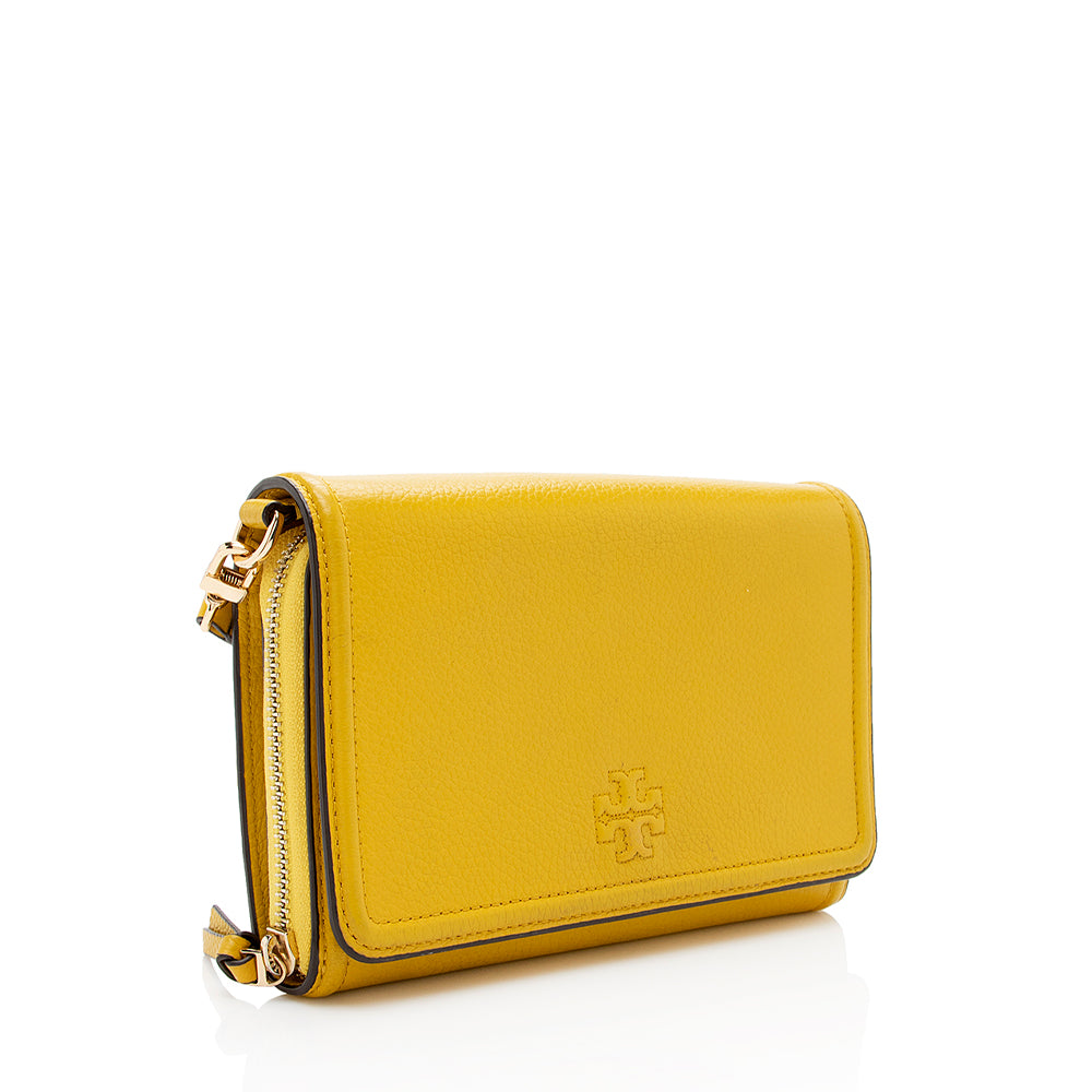 Tory Burch Leather Thea Wallet Crossbody Bag (SHF-18644)