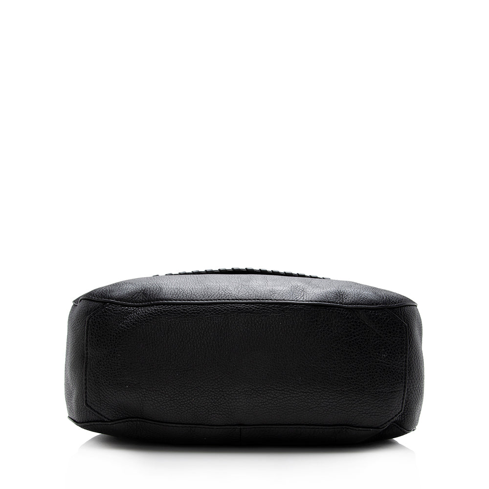 Tory Burch Leather Marion Saddle Bag (SHF-15173)