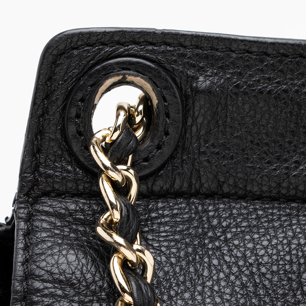 Tory Burch Leather Marion Saddle Bag (SHF-15173)