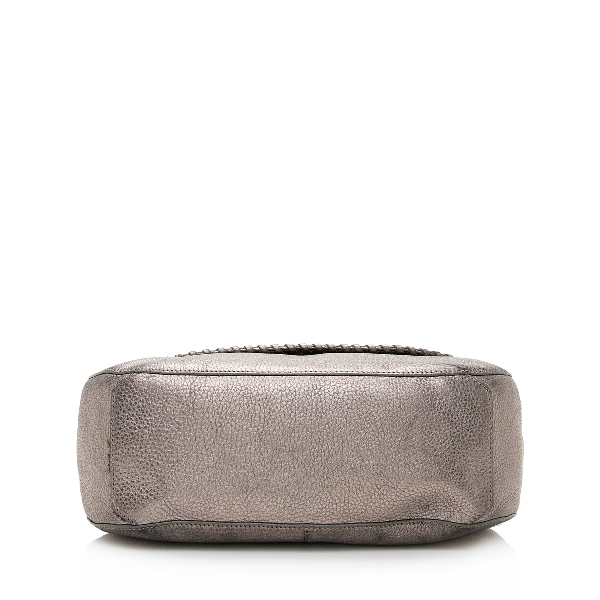 Tory Burch Metallic Leather Marion Saddle Bag (SHF-22337)