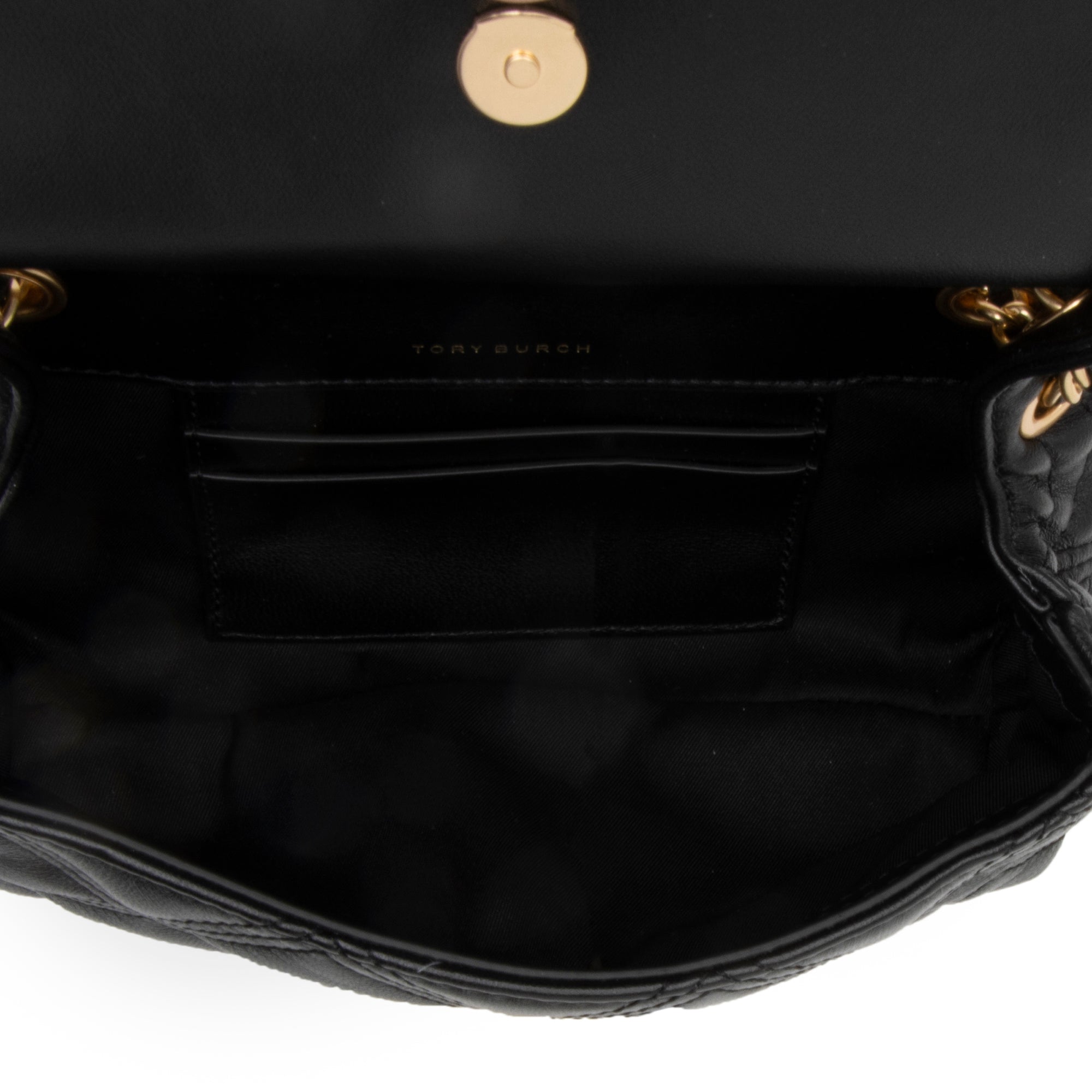 Tory Burch Quilted Leather Fleming Soft Mini Convertible Shoulder Bag (SHF-23468)